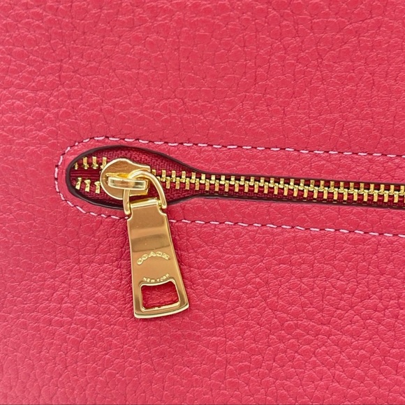 Coach Ellie File Bag Crossbody Pink/Gold - Picture 8 of 14